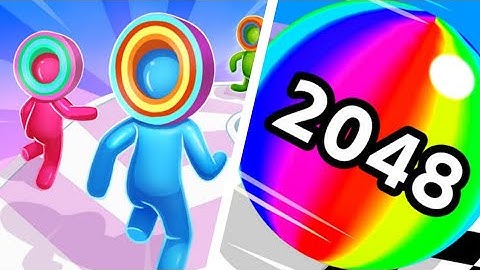 2048 | ball run 2048 ball run Infinity Layer Man Run 3D vs BallRun 2048 #cutiepie22yt