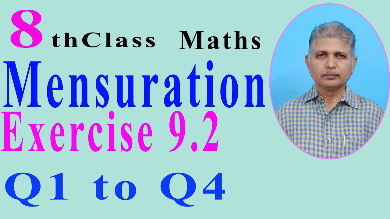 8th Class Maths | Mensuration 9.2 | Lateral & Total Surface Area of Cube and Cuboid |1to 4 Problems