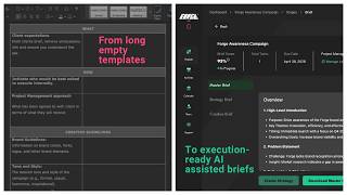 Forge - How to Generate a Professional Marketing Brief Quickly