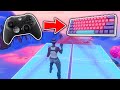 Controller pro tries keyboard  mouse in fortnite first time