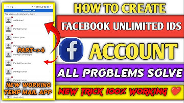 How to Create Unlimited Facebook Accounts Without Suspended |TempMail Trick 2025 | Part 4 Live Proof