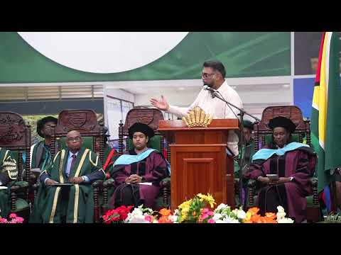 President Dr Irfaan Ali's speech at the Installation of the University of Guyana's 11th Chancellor