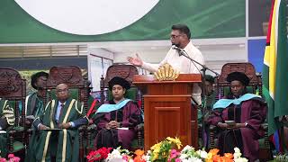 President Dr Irfaan Ali's speech at the Installation of the University of Guyana's 11th Chancellor