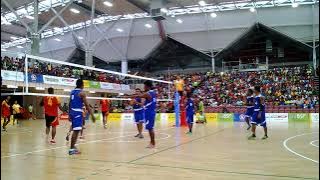 PNG vs  Kiribati  Men's Volleyball at South Pacific Game 2015  Papua New Guinea