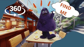 Grimace Shake Finding Challenge 360º VR Video