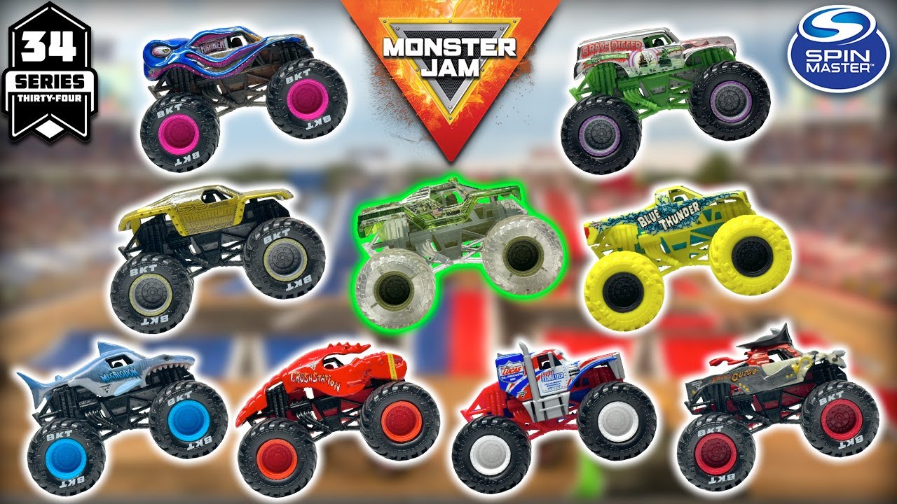 SPIN MASTER MONSTER JAM SERIES 34, 1:64 SCALE