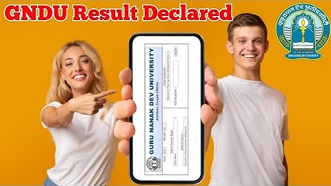 Gndu Result Declared || Gndu Bachelor of Planning ( Urban & Regional ) Result || Gndu Result 2023