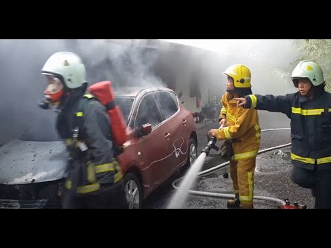 2018年06月12日(二)住宅火警搶救紀實。