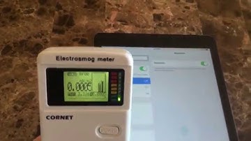RF comparison between iPad in airplane mode and iPad in Wi-Fi and Bluetooth mode