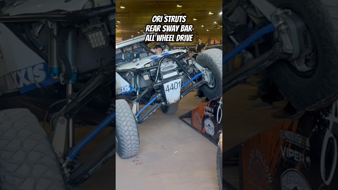 All Wheel Drive ORI Car With Rear sway Bar Connected on RTI Ramp