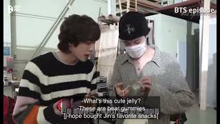 Jhope went to surprise Jin on "The Astronaut" MV set