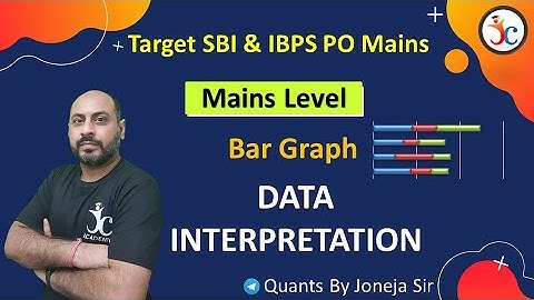 DI for SBI PO Mains | Data Interpretation for SBI SO | Chapter Based DI | DI by Joneja Sir
