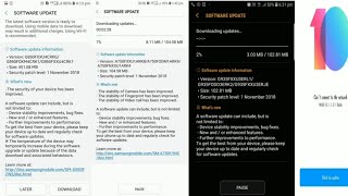 Samsung phones got new FOTA UPADATES | S8+ | S7 EDGE | A7 2018 . screenshot 2