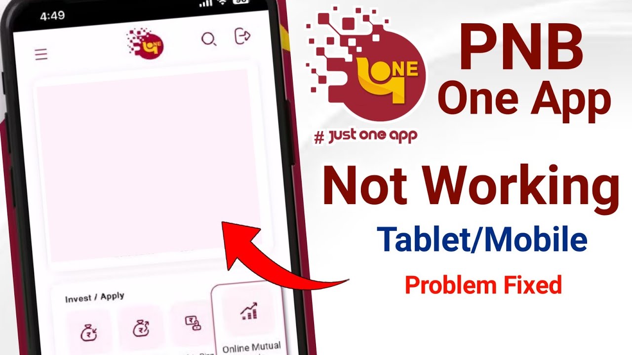 Pnb One App New Update Problem | Pnb One App Nahi Chal Raha Hai