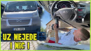 Už nemám žádné funkční auto ani KIU 😭 Všechno se rozbilo 😭 MišMaš Vlog_117 #bezkomprese #kia #skoda