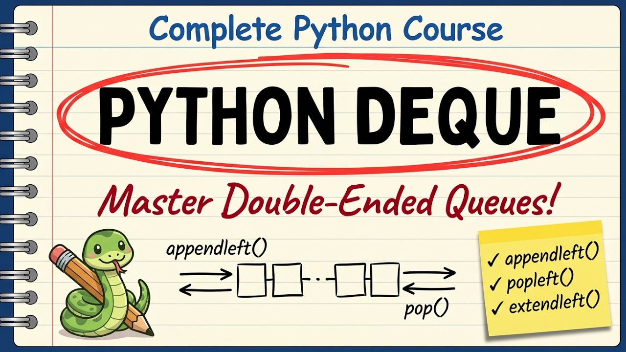 Python Deque क्या है? | Double Ended Queue Explained in Hindi | Python Course