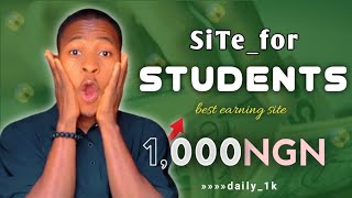 Legit platform for students | monetize ur free time & data. fast money for students. Auto withdrawal