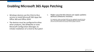 next-gen zenworks patch management video 4 - native update channel patches and software installers