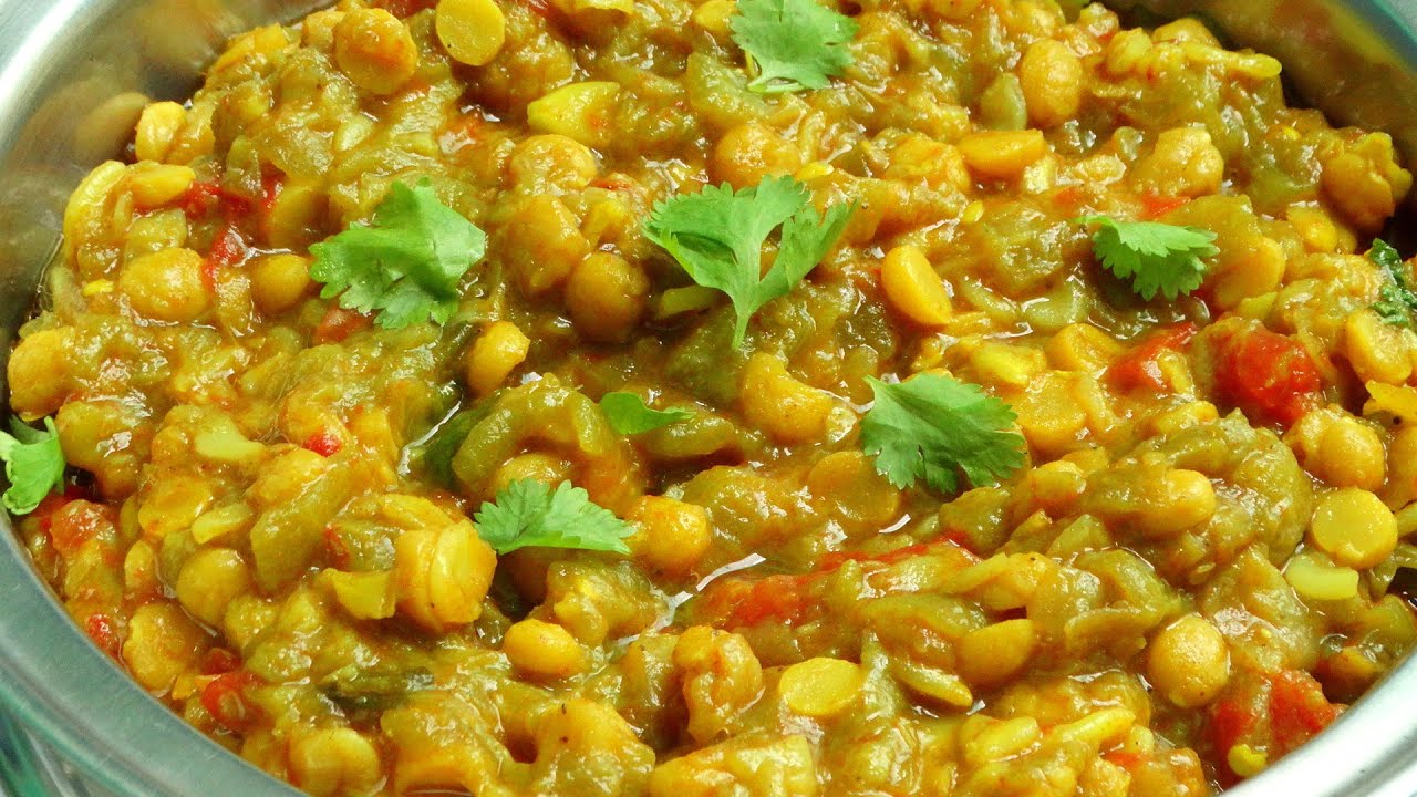 Beerakaya Senagapappu Kura In Telugu Ridge Gourd Chana dal Curry in