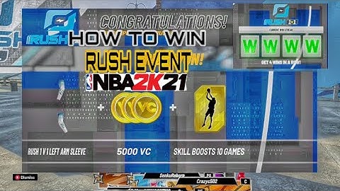 HOW TO WIN RUSH 1v1 EVENT IN NBA2k21