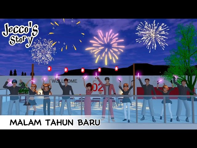 JECCO'S STORY #15 | HAPPY NEW YEAR | DRAMA SAKURA SCHOOL SIMULATOR class=