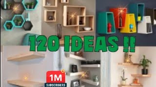 120 Ideas de Repisas Flotantes que puedes hacer y decorar tu Vivienda !Woodworking¡▶️