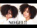 DEFINED WASH AND GO NATURAL HAIR on 4A/B LOW POROSITY HAIR | NO GEL!
