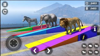 GT Animal Racin and stunt simlter 3D game #viralvideo #games #gameplay #android #foryou #animals screenshot 2