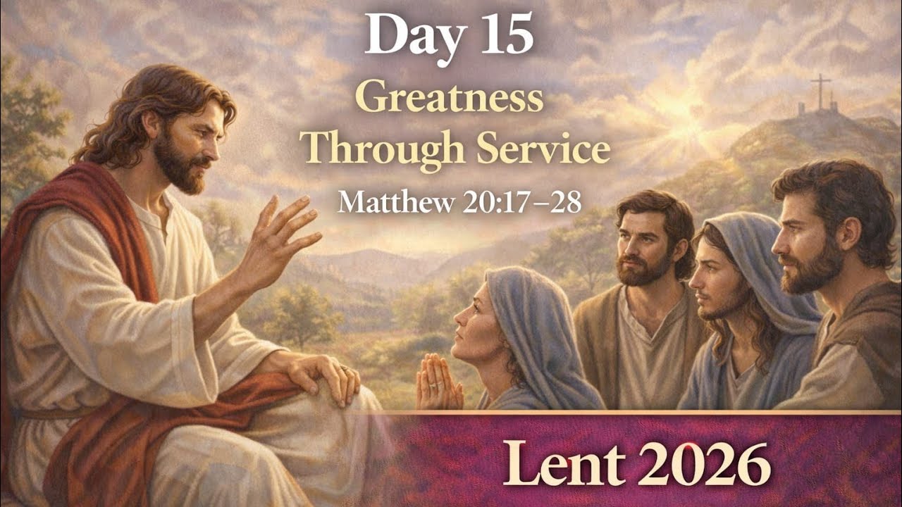 You Want to Be Great? Serve Others. Day 15 Daniel Fast Lent 2026 (Matthew 20:17-28)