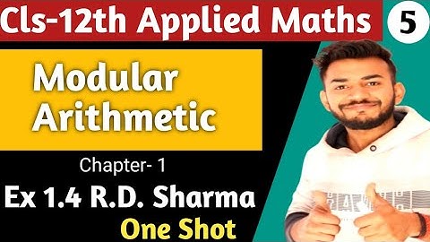 Numbers, Quantification & Numerical applications Part 5 class 12 applied maths chapter 1 (Ex. 1.4)
