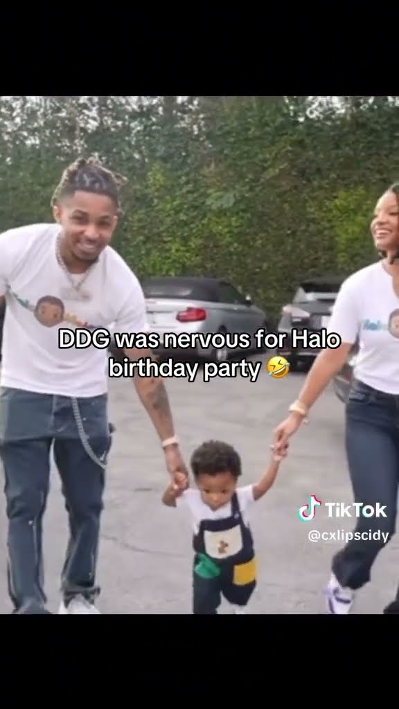 DDG was nervous for Halo birthday party #hoodnews #ddg #halo #hallebailey #birthday #happybirthday