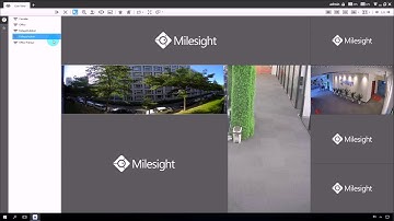 Milesight CMS Custom Layout & Fisheye Display Mode