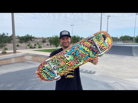 8.375 x 32 BLAKE JOHNSON 'BEACH WOLF' PRODUCT CHALLENGE w/ ANDREW CANNON! | Santa Cruz Skateboards