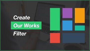 [Arabic] HTML, CSS, JavaScript Tutorials - Create Our Works Filter