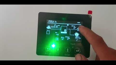 Cài đặt luxpower khi mất điện lưới vẫn có điện ở ac oput