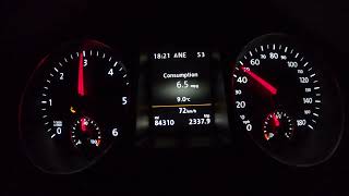 0-180 KM/H 2016 Volkswagen Passat CC 2.0 TDI DSG 110KW 150HP