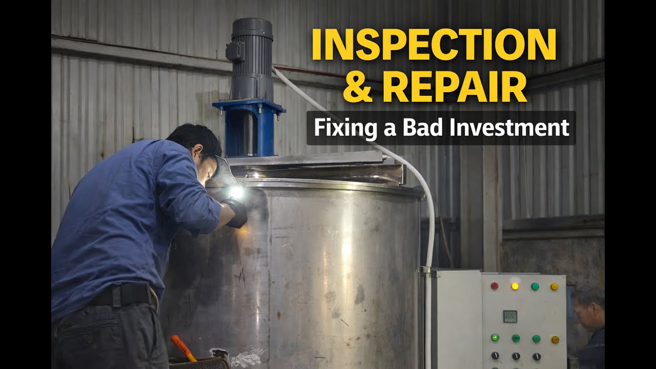 Chemical Mixing Tank Fix After a Wrong Investment in Detergent Production