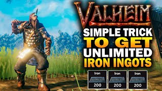 Simple Trick To Get UNLIMITED Iron Ingots In Valheim  Valheim Tips And Tricks