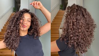 UPDATED CURLY HAIR ROUTINE 3a (my hair is changing!)