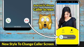 😱 New Style To Change Caller Screen Like Iphone - Caller Screen Change Kaise Kare
