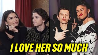 Tom Holland being in LOVE with ZENDAYA for 8 Minutes Straight