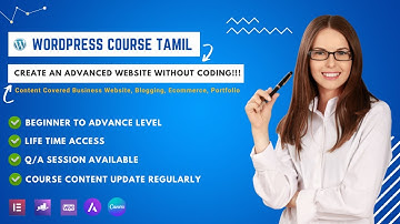 Complete WordPress Course in Tamil # Step by Step Guide # Website Creation