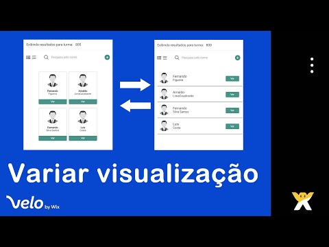 Variar visualização entre lista e grade no Wix [VELO][2023]