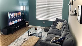 Realistic Modern Tech Living Room Tour 2021!