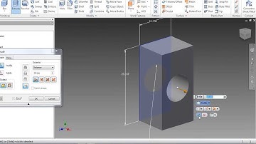 Autodesk Inventor Professional 003 basic sketch and extrude