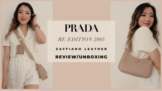PRADA RE EDITION 2005 Saffiano Leather-1 Year Review, Wear & Tear, Pros &  Cons 