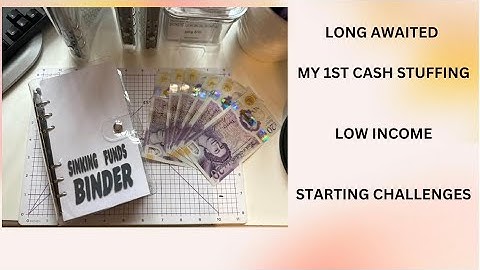 My 1ST CASH STUFFING - SAVING CHALLENGES - LOW INCOME - 50 ENVELOPE CHALLENGE #cashstuffing #budget
