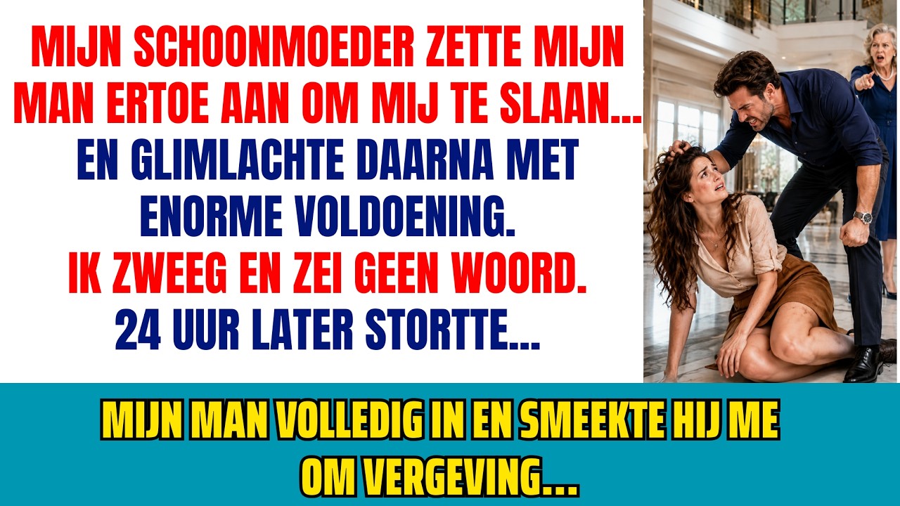Op kerstavond lag ik op de koude vloer met bloed in mijn mond, terwijl mijn man boven me stond en mijn schoonmoeder vanaf de bank riep: “Met een vrouw moet je streng zijn. Eén klap en ze weet weer...