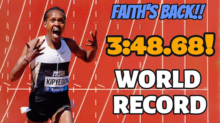 1500m WORLD RECORD! Faith Kipyegon back with STUNNING race at Prefontaine Classic