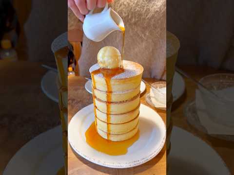 レトロ喫茶の銅板焼きホットケーキ Extra Thick Pancake 自家焙煎珈琲 あぶさんと 名古屋グルメ